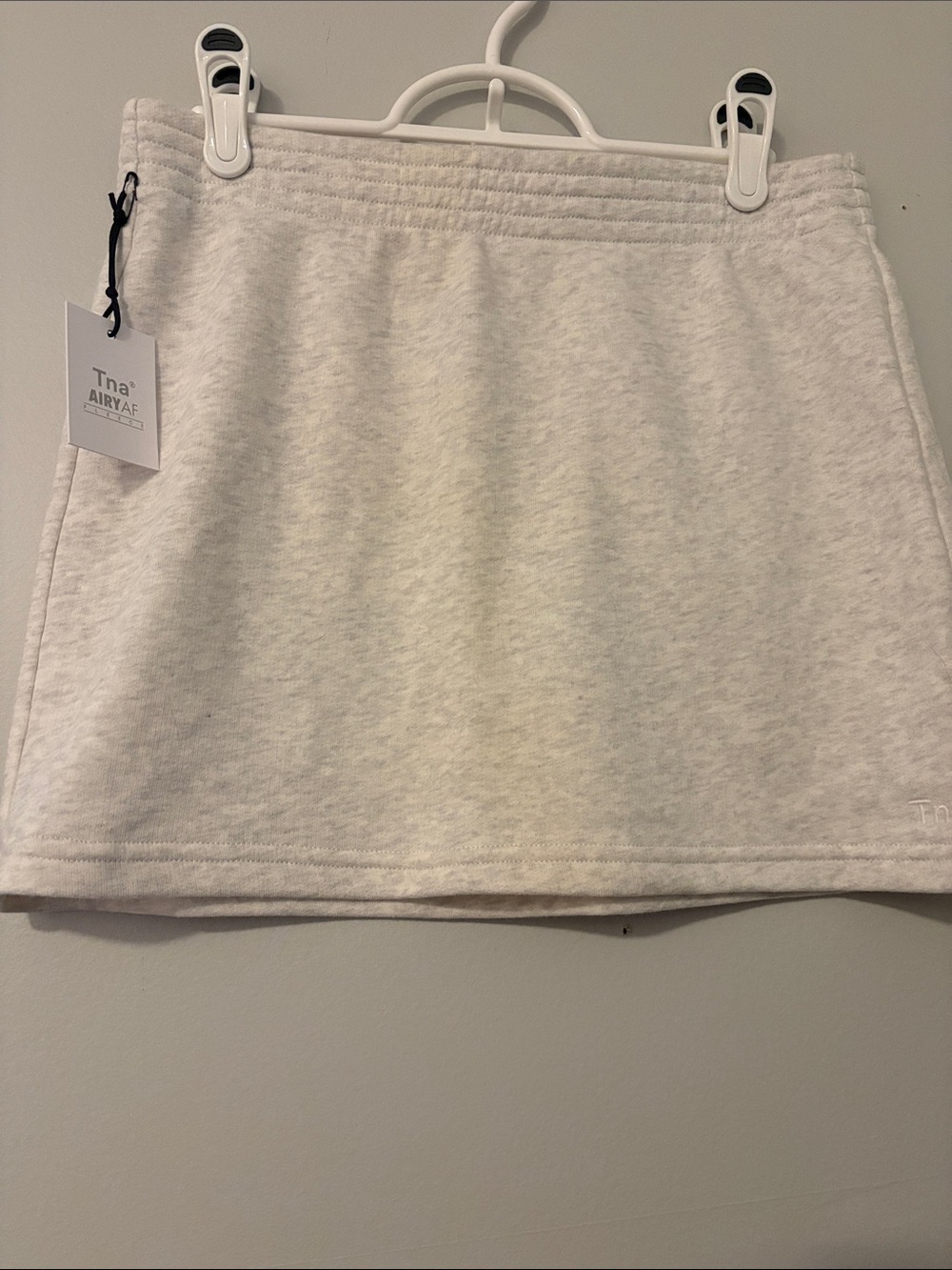 NWT Tna airy af fleece skirt grey small
